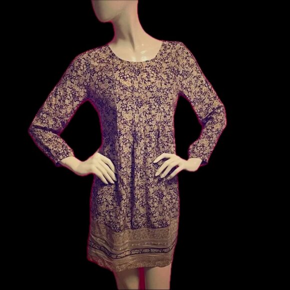 Lucky Brand 100% Silk Floral Mini Dress – XS - Picture 2 of 8